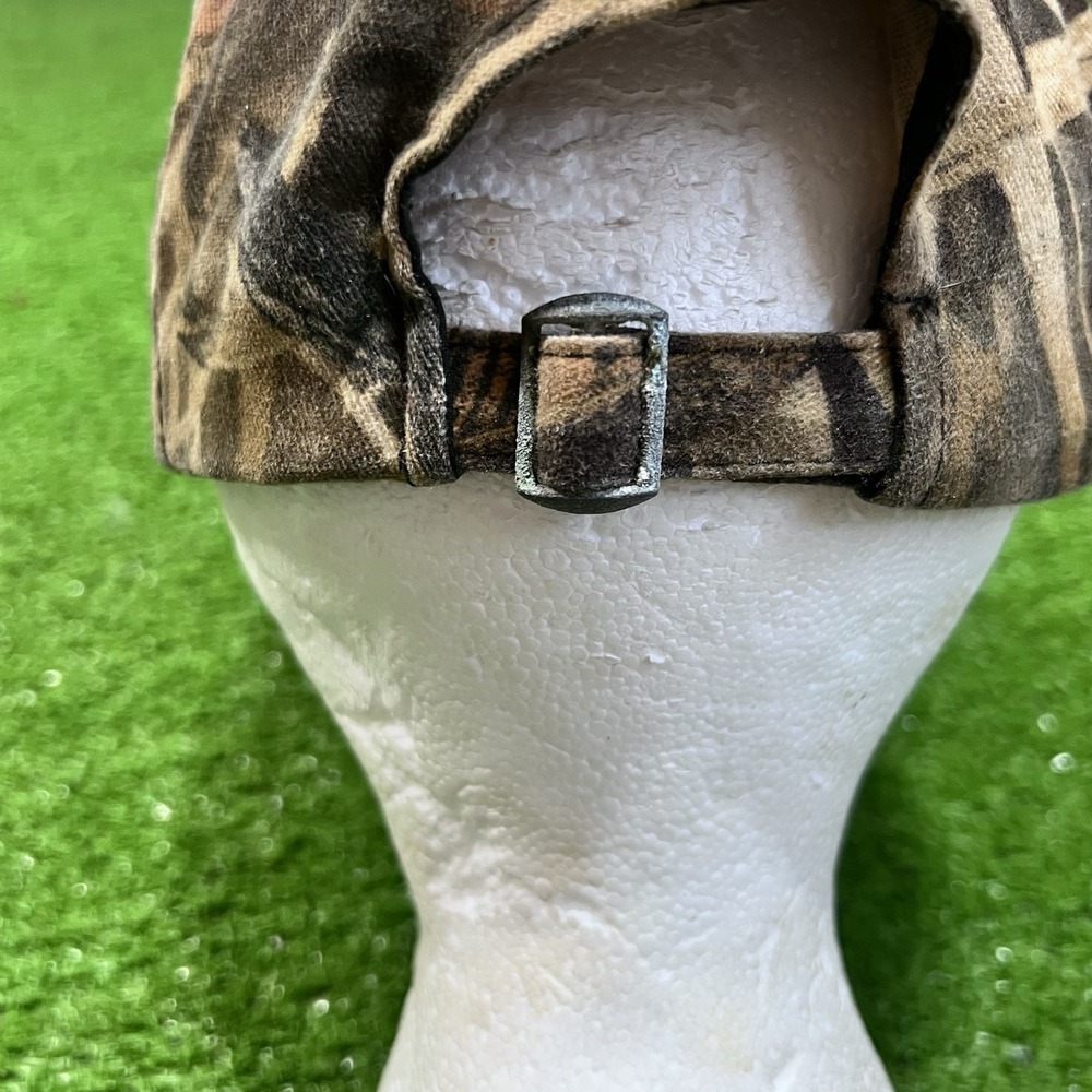 Ducks Unlimited Hat Camo Mossy Oak Cap Wetland Adjustable EUC Outdoor Caps - Picture 5 of 7